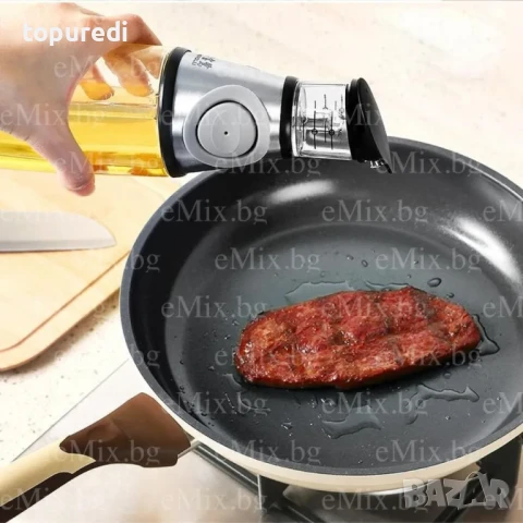 Оливерник с дозатор 500мл., снимка 3 - Прибори за хранене, готвене и сервиране - 50723521