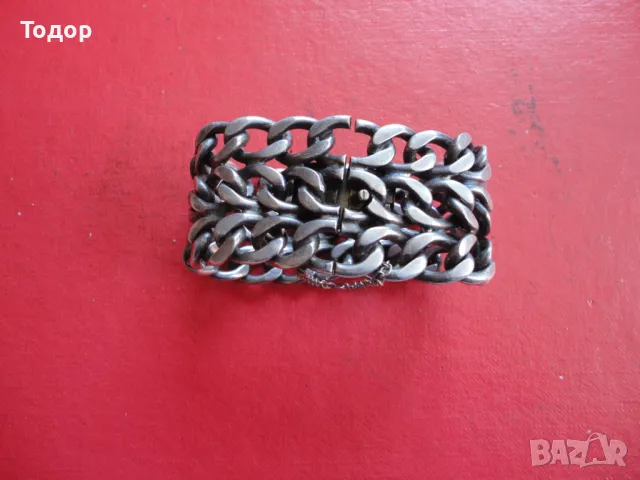 Страхотна метална рокерска арт гривна , снимка 7 - Гривни - 47524259