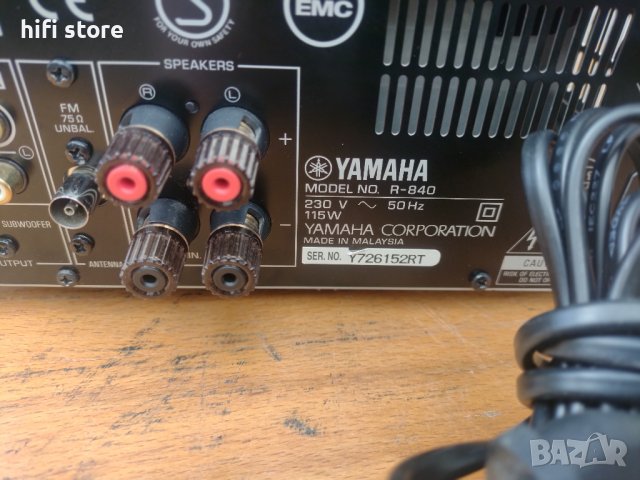 Yamaha R-840 & Yamaha cd-640, снимка 11 - Ресийвъри, усилватели, смесителни пултове - 39888672
