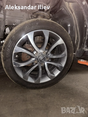 джанти с гуми за нисан nissan 225/45/17, снимка 3 - Гуми и джанти - 56232807