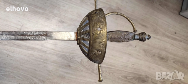 Стара сабя, рапира#1, снимка 9 - Антикварни и старинни предмети - 52480536