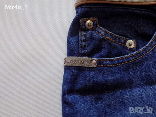 дънкова пола dolce & gabbana къси панталони шорти гащета панталон дамска оригинал размер 32/46, снимка 3 - Поли - 50832587