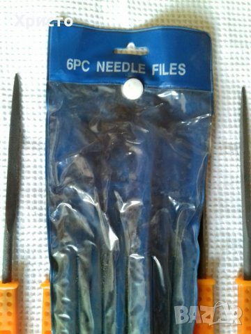 пила комплект 6 броя различни иглени пили Needle Files инструменти, снимка 2 - Други инструменти - 33802552