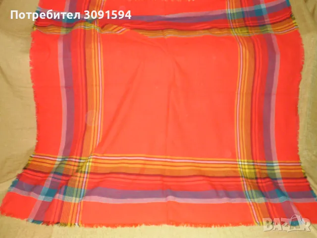 Винтич многоцветна Българска покривка за маса, снимка 3 - Покривки за маси - 49198952