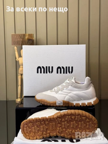 Miu Miu Дамски Маратонки👟Дамски Спортни Обувки Миу Миу - Налични Различни Цветове Код E763, снимка 12 - Маратонки - 51315148