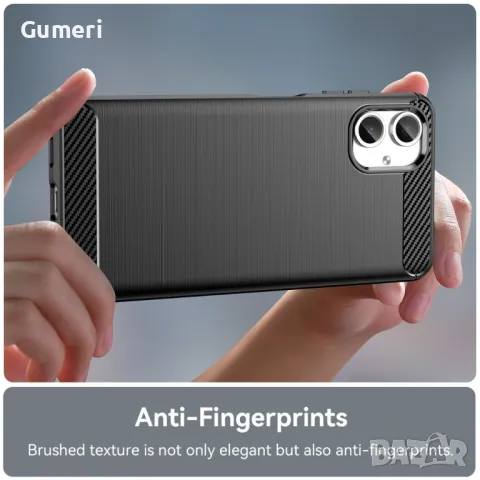 Samsung Galaxy A06  Противоударен Силиконов Гръб Карбон, снимка 8 - Калъфи, кейсове - 49749605