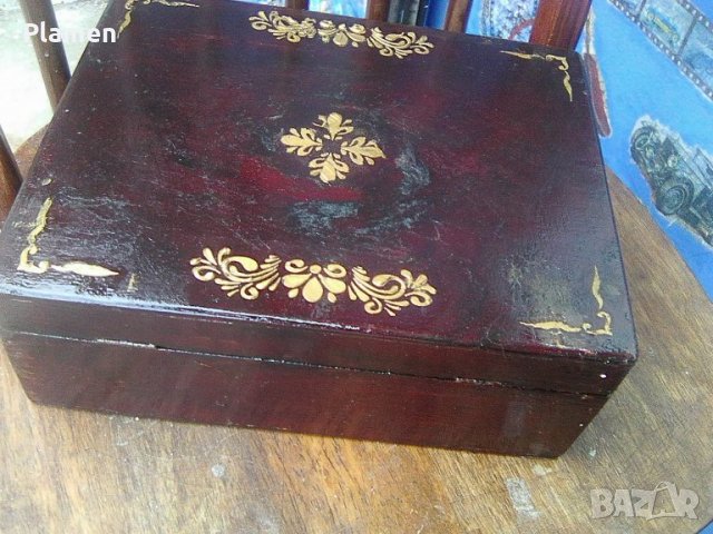 Старо българско дървено куфарче от 1944 година, снимка 7 - Други ценни предмети - 39672067