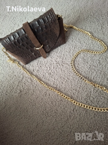 Чанта естествена кожа, снимка 2 - Чанти - 51867353