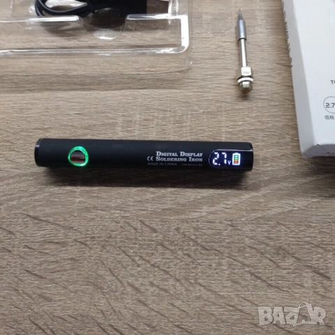 Преносим цифров поялник, регулиране на температурата, USB-C зареждане, снимка 8 - Друга електроника - 53303514