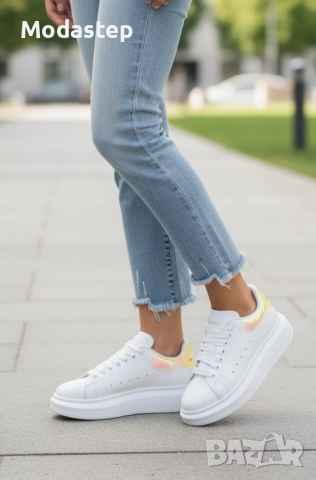 Alexander McQueen White Yellow  Код: 2034, снимка 1