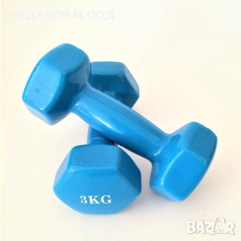 Гира винил 3 кг / 3551, снимка 2 - Фитнес уреди - 44653293