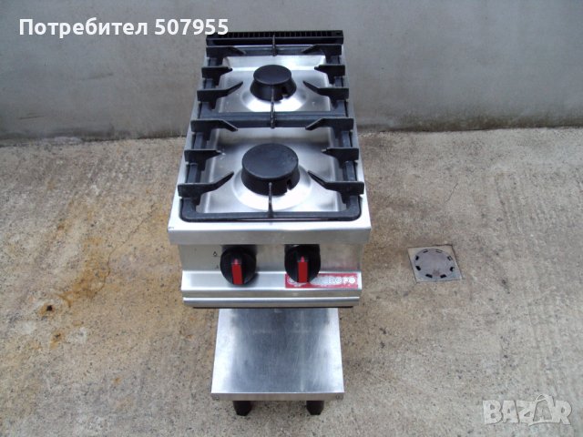 Професионален, италиански, газов котлон на база ANGELO PO - 2 горелки , снимка 5 - Обзавеждане на кухня - 44147355