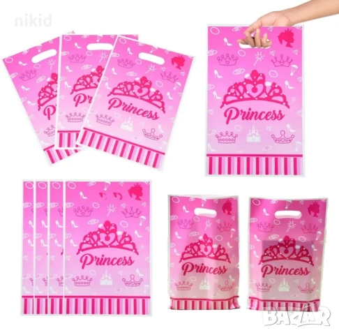 Princess Принцеса корона Барби 10 бр торбички за сладки подарък рожден ден парти