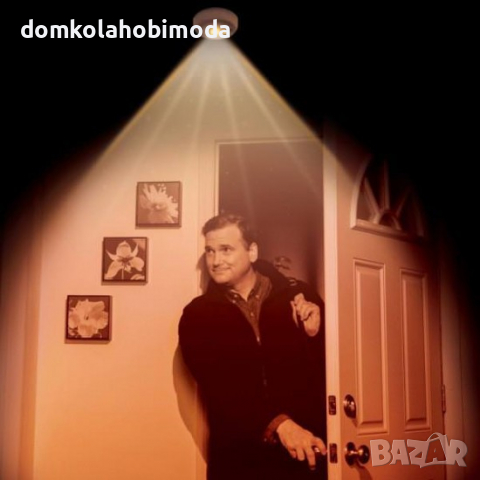 Лампа с датчик за движение Топла светлина, На батерии, С сензор за светлина, снимка 5 - Прожектори - 36199631