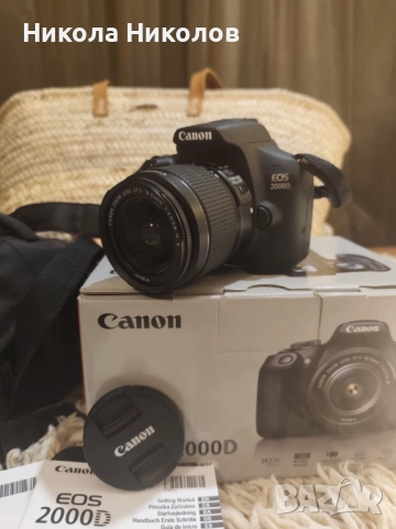 Продавам Canon EOS 2000D, снимка 9 - Фотоапарати - 52364983