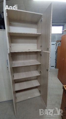 Офис шкаф - гардероб с четири врати и рафтове 80/40/205, снимка 2 - Шкафове и рафтове - 53078070