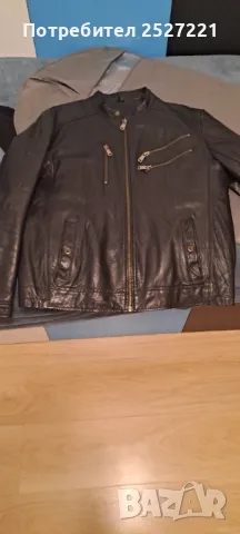 Кожено яке с  подплата Rockeds, снимка 4 - Якета - 48258176