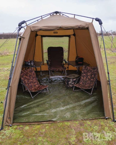 Шаранджийска палатка Fox EOS Social Shelter, снимка 3 - Палатки - 53808204