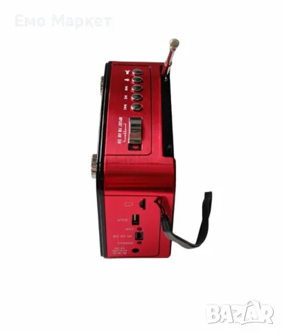 Преносимо радио с фенерче и часовник,високоговорител с Bluetooth връзка, USB,хTF карта, MP3 плейър, снимка 3 - Радиокасетофони, транзистори - 49385106