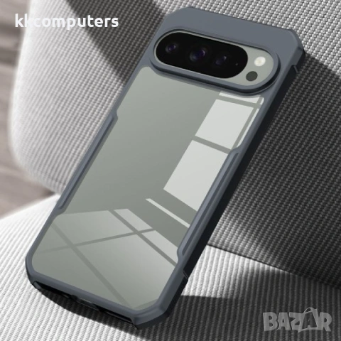 Google Pixel 9 Pro / Pixel 9 XUNDD Силиконов Калъф TPU+Acrylic и Протектор, снимка 6 - Калъфи, кейсове - 53097632