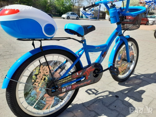 CARRERA Велосипед 20" SPIDER син, снимка 4 - Велосипеди - 53773111