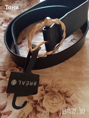 BREAL Нов Дамски Кожен Колан 105см, снимка 6 - Колани - 52703198