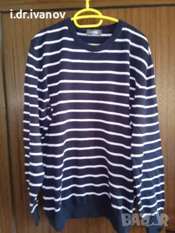 блуза в тъмно синьо рае, снимка 2 - Блузи - 49235456