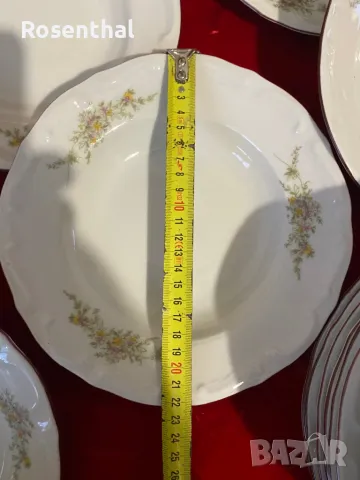 Сервиз от дълбоки плитки широки чинии на Изида, снимка 3 - Чинии - 48006834