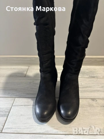 Високи ботуши-ест.кожа