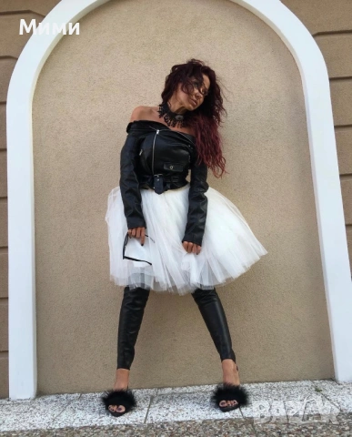 Уникална тюлена пола Djofra, която стои великолепно, снимка 4 - Поли - 53706340