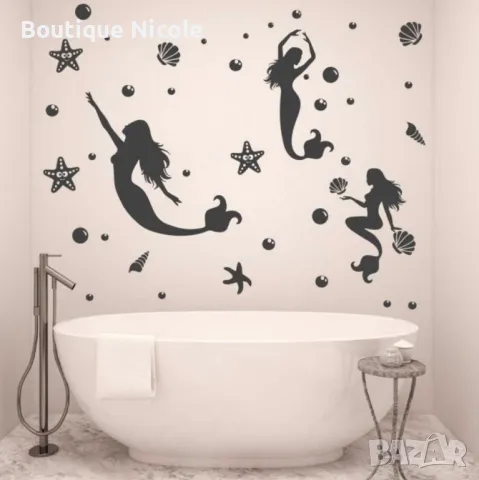 Стикер за стена “Морско дъно"  , снимка 3 - Декорация за дома - 48875558
