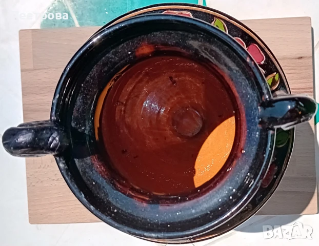 Старинна, ръчно рисувана ваза., снимка 6 - Антикварни и старинни предмети - 50926215