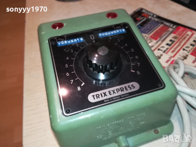 TRIX EXPRESS TYP 5599-MADE IN WESTERN GERMANY-ВНОС SWISS 0709251923LCHERY, снимка 3 - Друга електроника - 51635430
