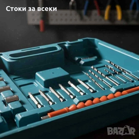 Комплект бормашина с двойна батерия и безчетков мотор за точност и мощност във всеки детайл, снимка 2 - Бормашини - 53225929