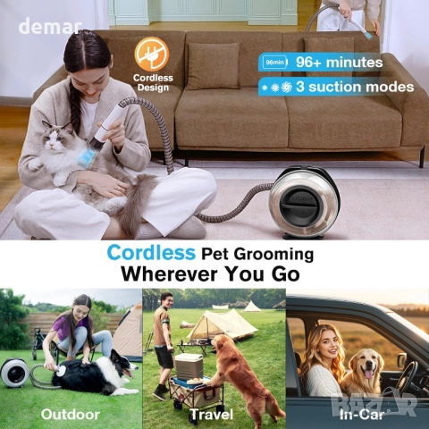 LIGIANT 7-в-1 многофункционален комплект за груминг на домашни любимци, снимка 8 - Други стоки за животни - 51735354