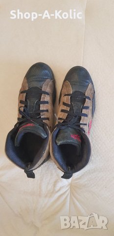 Vintage Retro 90s REEBOK Hexalite Hiking Boots Tan Suede Black Leather, снимка 6 - Кецове - 35667127