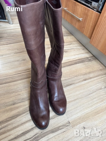 Дамски бутикови ботуши естествена кожа  Ralph Lauren! 38,5 н, снимка 8 - Дамски ботуши - 52306523