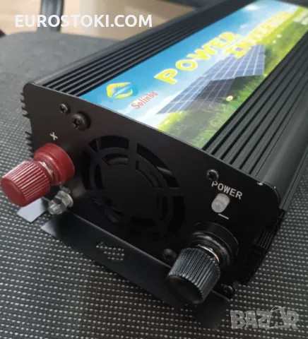SOLINBA мрежов инвертор 500W, соларен инвертор с чиста синусоида DC22v-56v към AC190-260v, снимка 9 - Друга електроника - 56108485