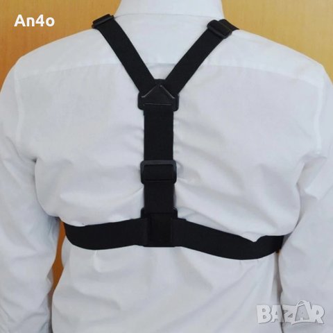 Нагръдник за екшън камера Gopro Hero 9 8 7 6 5 Xiaomi Yi 4K SJCAM SJ4000 и други, снимка 5 - Чанти, стативи, аксесоари - 41541280