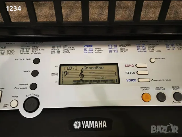 синтезатор клавир YAMAHA YPT-200 пиано с 5 октави , снимка 6 - Синтезатори - 50226793