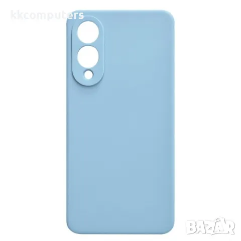 Силиконов кейс bSmart Silicone Soft Cover, За Samsung Galaxy S25 Edge, Светлосин, снимка 2 - Калъфи, кейсове - 50346196
