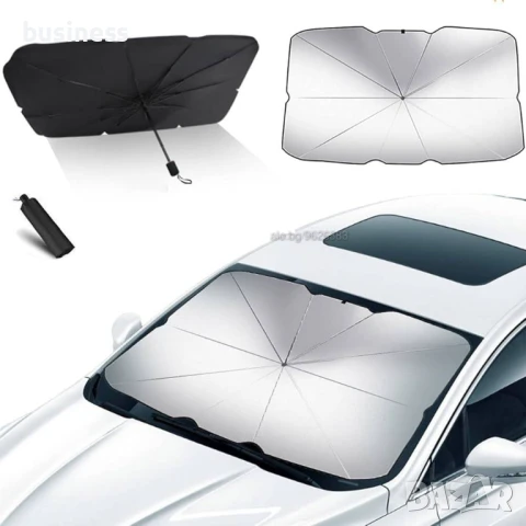 Иновативен сенник -чадър за предно стъкло на автомобил , снимка 4 - Аксесоари и консумативи - 51112936