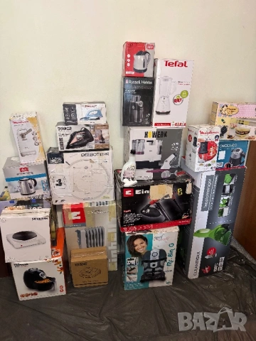 ЛОТ/ПАЛЕ с ЕЛЕКТРОУРЕДИ - Прахосмукачка, Фритюрник, Кана, Ютия, Радиатор, Кафемелачка, Блендер, 20БР