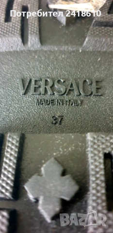 Versace Medusa Leather Ankle Boots Size 37/23.5см ОРИГИНАЛ! Дамски Боти от ест. кожа!, снимка 15 - Дамски боти - 53306711