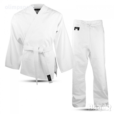 кимонo за карате max, бял цвят  Изработено от 100% здрав и плътен висококачествен памук