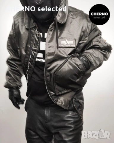 Мъжко бомбър яке ALPHA INDUSTRIES CWU-45 MP-TEX Bomber Jacket – Made in USA -XL•XXL– Ново с етикети, снимка 12 - Якета - 53649480