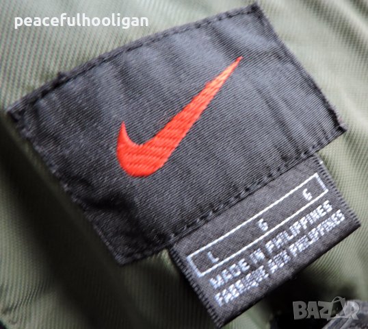 Nike Vintage - оргинално мъжко тъмно зелено зимно яке размер XXL , снимка 14 - Якета - 44351074