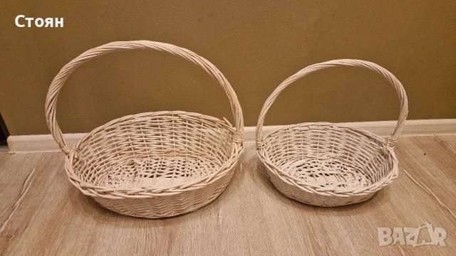 Подаръчна декоративна плетена кошница