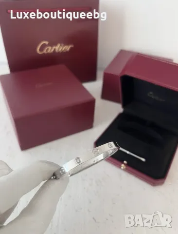 Cartier сребриста гривна , снимка 1 - Гривни - 48092417