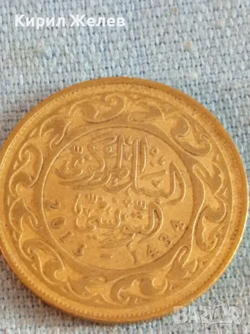 Монета 100 милима 2013г. Тунис за КОЛЕКЦИЯ ДЕКОРАЦИЯ 41205, снимка 3 - Нумизматика и бонистика - 48857871